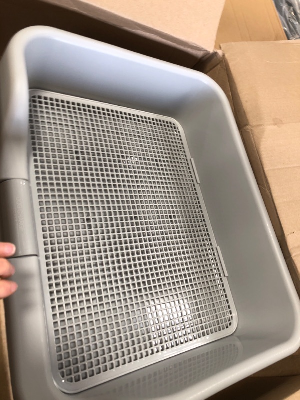 Photo 1 of [DogCharge] Indoor Dog Potty Tray (Grey)