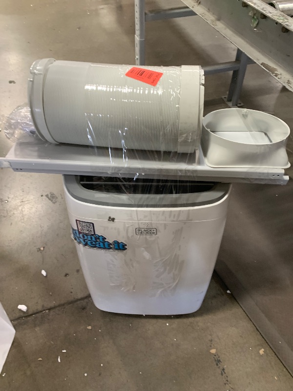 View 5 of **PARTS ONLY** BLACK+DECKER Portable Air Conditioner, 10,000 BTU, BPACT10WT, White