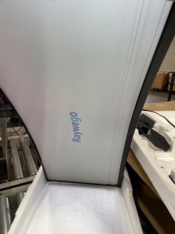 Photo 1 of **SCREEN DAMAGED** Raywego 34" Curved Ultrawide Gaming Monitor, UWQHD 165Hz