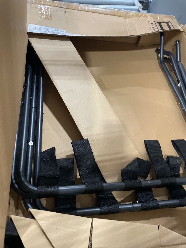 View 2 of ***STOCK PHOTO FOR REFERENCE ONLY***Foldable Luggage Rack for Guest Room - Black, Holds 100 lb