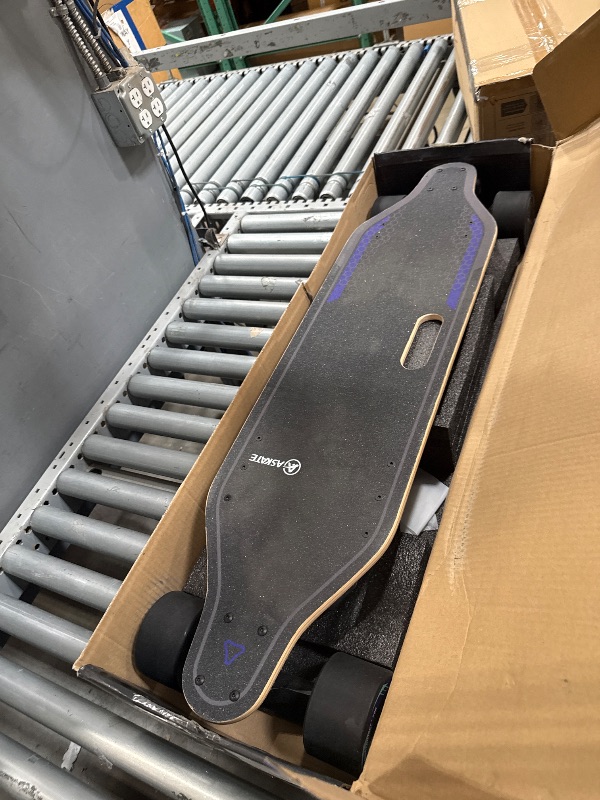 View 3 of **FOR PARTS ONLY, BATTERY ON BOARD DOES NOT WORK** Askate A1 Electric Skateboard with Remote, Rang Up to 17 Miles, 8 Ply Canadian Maple, Smooth Breaking, Suitable for Younger Beginners