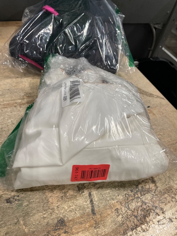 View 5 of **SEE NOTES **Women's Asymmetrical White Blazer with Black Contrast Lapels,Elegant 2 Tone Jacket with Gold Button,Business,Formal,Evening (US, Alpha, Small, Regular, Regular, White) x SMALL
