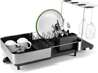 Photo 1 of
Extend Steel Plus Extendable Dish Rack Steel, Small to Large Dish Drainer with Wine Glass Hold