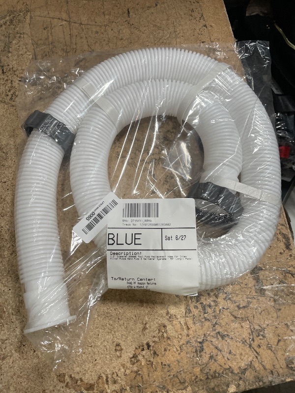 Photo 1 of 1.5" Diameter 29060E Pool Pump Replacement Hose for Intex Filter Pumps Sand Pump & Saltwater Systems - 59" Long(1 Pack)