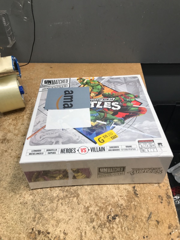 Photo 1 of *UNOPENED* Restoration Games Unmatched Adventures Teenage Mutant Ninja Turtles - Cooperative Strategy Board Game for 1 to 4 Players - Heroes and Villains Expansion - 20-60 Min Playtime - Ages 9+