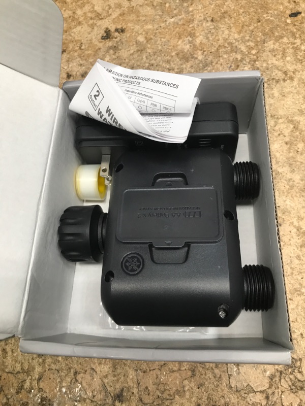Photo 1 of [All-New 2027] 1700FT WiFi Sprinkler Timer 2 Zone, Unistyle Smart Hose Timers Compatible Alexa & Google Voice and App Control, Water Timer for Garden Hose with Auto & Manual Modes for Garden Lawn
