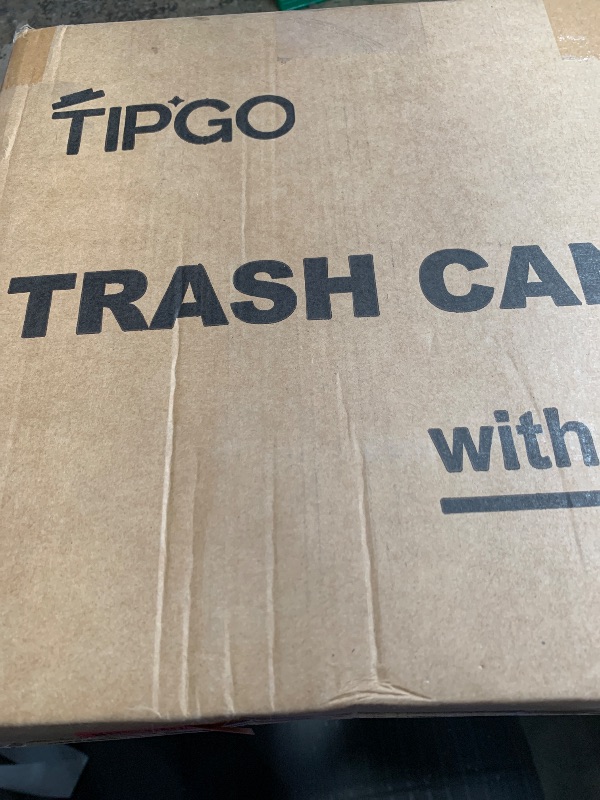Photo 1 of ***LARGE DENTS***
TIPGO Slim Bathroom Trash Can with Lid Soft Close, 6 Liter / 1.6 Gallon Stainless Steel Garbage Can with Removable Inner Bucket, Step Pedal, Small Trash Cans for Bedroom, Office, Kitchen (Green)