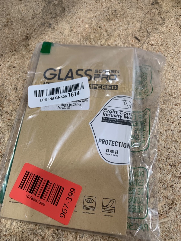 Photo 1 of [3+3 Pack]Galaxy A23 5G Screen Protector with Camera Lens Protector, HD Tempered Glass Film, 9H Hardness, Anti Scratch, Easy Installation, Bubble Free, Screen Protector for Samsung Galaxy A23 5G/4G