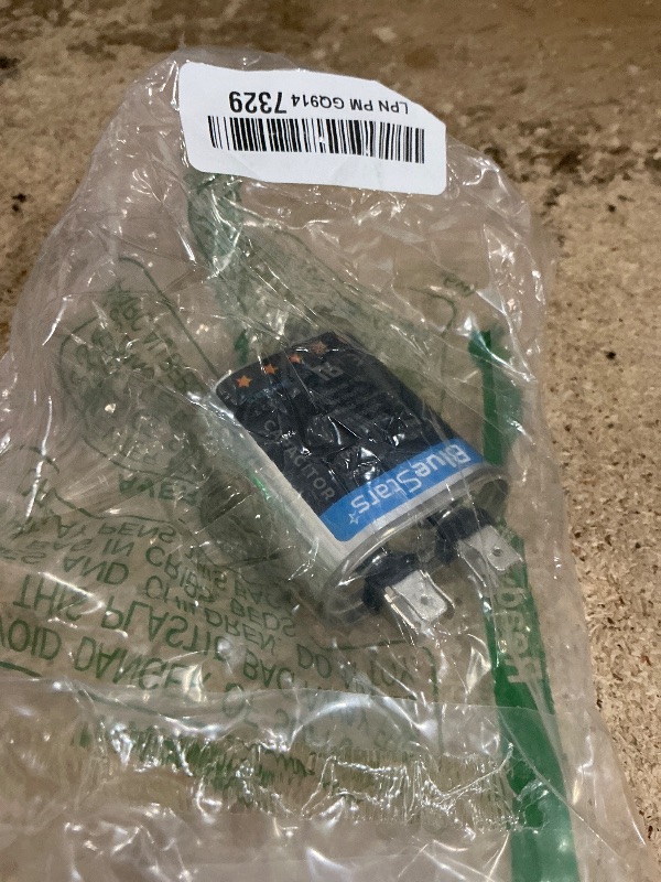Photo 1 of [2025 Upgraded] BlueStars 5 uF MFD ±5% 370-440VAC Oval Run Start Capacitor Replacement Part - for AC Motor Run or Fan Start and Cool or Heat Pump Air Conditioner - Replaces 97F5705 Z97F5705 97F95702