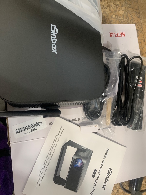 Photo 1 of [2000 ANSI/Auto Focus & Keystone/Built-in APP] 4K Outdoor Projector with Wifi and Bluetooth, Smart Portable Projector with Built in Apps YouTube/PrimeVideo & Dolby, Home Theater Projector with HDR10+