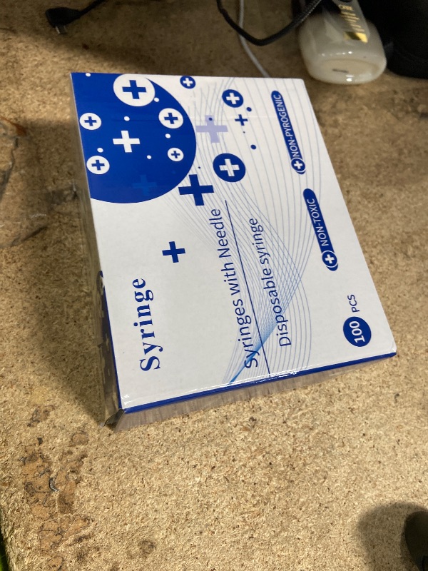 Photo 1 of 0.5ml Syringe with Needle,31G 0.5cc 5/16 Inch 8mm Needle and Syringe,Individually Wrapped,Pack of 100