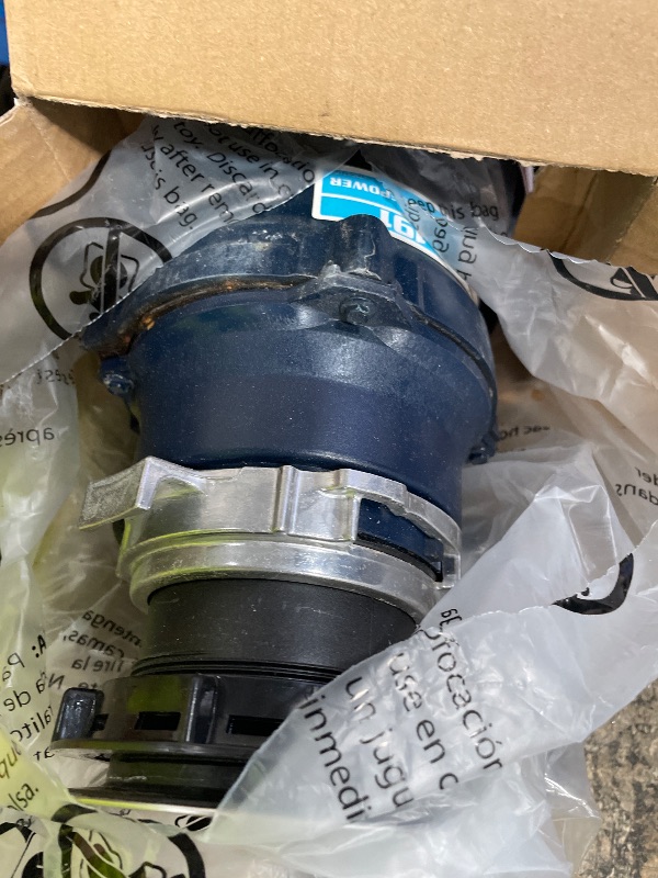 View 3 of ***Parts Only ***Waste Maid 10-US-WM-158-3B Garbage Disposal Anti-Jam Stainless Steel Food Waste Grinding System, 1/2 HP Standard, Black