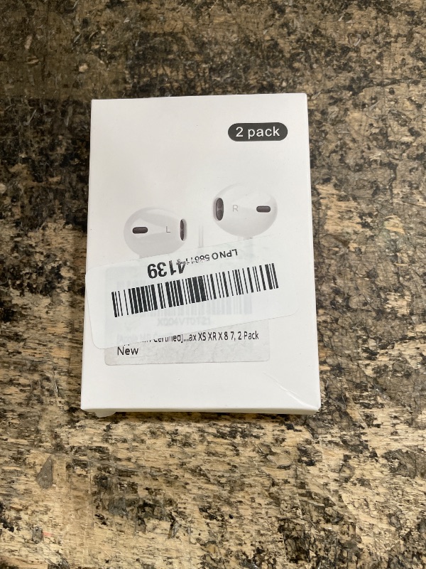 Photo 1 of [Apple MFi Certified] iPhone Headphones Wired, 2 Pack Lightning Earbuds/Earphones Wired with Built-in Mic & Volume Control HiFi Stereo Nosie Reduction Compatible for iPhone 14 13 12 11 Pro Max XS XR X