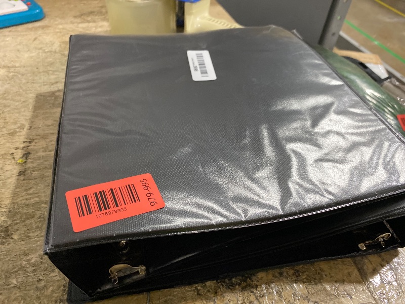 Photo 1 of **A LITTLE BENT** Avery Standard View 3 Ring Binder, 2" Round Rings, 375-Sheet Capacity, 2.8 Inch Wide Spine, 1 Black Binder, Ideal for Lightweight Organization and Occasional Referencing (05730) 2 PACK