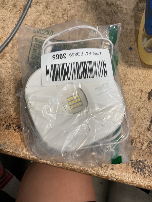 Photo 1 of **MISSING SMALLER BOX** CHAMBERLAIN Smart Garage Control - Wireless Garage Hub and Sensor with Wifi & Bluetooth - Smartphone Controlled, myQ-G0401-ES, White
