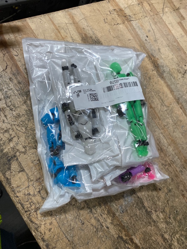 Photo 1 of [6-PACK] Glowing Titan 13 Action Figure Set Already Assembled, Dummy 13 3D Printed Action Figures With Weapons Accessories T Lucky Robo 13 Nova 13 Action Figures, Figura de acción 13 (6-Colors)