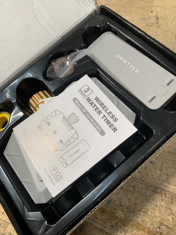 Photo 1 of [All-New 2027] 1700FT WiFi Sprinkler Timer 3 Zone with Brass Inlet, Unistyle Smart Hose Timers Compatible Alexa & Google Voice, Water Timer for Garden Hose with Auto & Manual Modes for Garden Lawn