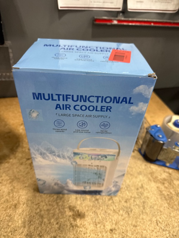 Photo 1 of ***DOESNT POWER ON ***Portable Air Conditioners,Air Conditioner,Ac Unit with 1600ML Water Tank,2 Spray Ports,3 Wind Speeds,3 Timers,10 kinds of Colorful Lights,Portable Ac Units for Room Camping Car Office