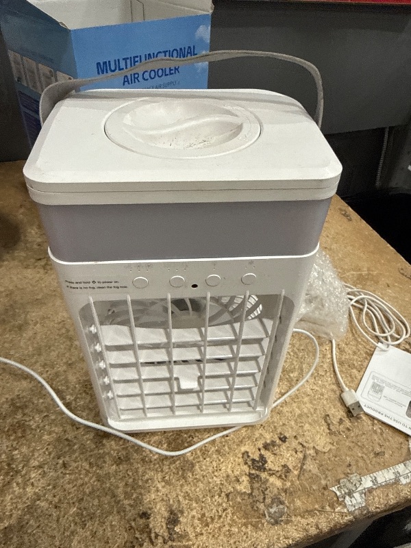 Photo 1 of ***DOESNT POWER ON ***Portable Air Conditioners,Air Conditioner,Ac Unit with 1600ML Water Tank,2 Spray Ports,3 Wind Speeds,3 Timers,10 kinds of Colorful Lights,Portable Ac Units for Room Camping Car Office