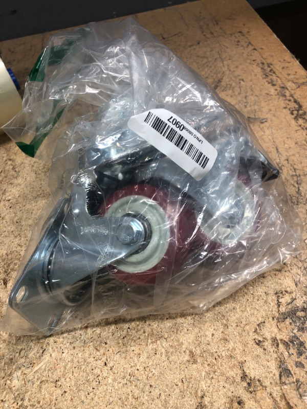 Photo 1 of *ONLY 3* 3 Inch Industrial Heavy Duty Swivel Caster Wheels with Brake,Set of 4 Safety Locking Casters,Load 1600lbs,Premium Polyurethane Wheels for Table,Trailer,Saw Table,Stage Toolbox,Bed,Corn Board