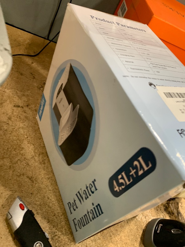 Photo 1 of [New Upgrade] Famifit 4.5L+2L Automatic Cat Water Fountain (Non-Heated), 2000mAh Battery, Timed 3/6/9H & 80/100/120ml Control, Clean Water System, No Filter, Ceramic Bowl, Ultra Quiet