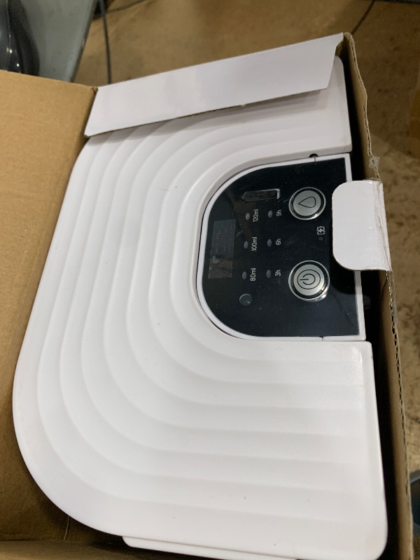 Photo 1 of [New Upgrade] Famifit 4.5L+2L Automatic Cat Water Fountain (Non-Heated), 2000mAh Battery, Timed 3/6/9H & 80/100/120ml Control, Clean Water System, No Filter, Ceramic Bowl, Ultra Quiet