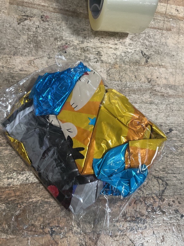 View 2 of 15 Pcs Father's Day Balloons SUPER DAD Mylar Balloon Father's Day Party Supplies Best Trophy Shavers Beard Foil Balloons for Father's Day Birthday Party Theme Decoration