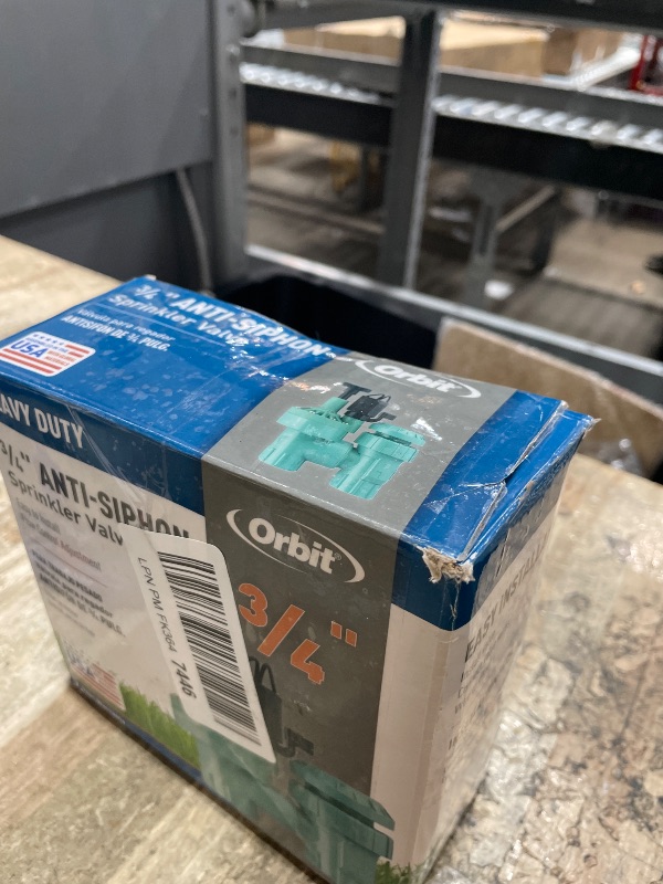 Photo 1 of 1-Pack Orbit 57623 3/4" FPT 100 Series Anti-Siphon Automatic Sprinkler Valve with Flow Control