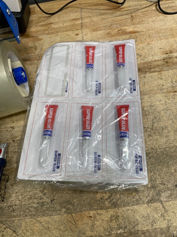 Photo 1 of *only 5* 4 Gram x 8 Strong Super Glue All Purpose with Anticlog Cap. Super Fast & Strong Adhesive superglue, Cyanoacrylate Glue for Hard Plastics, DIY Crafts and Many More
