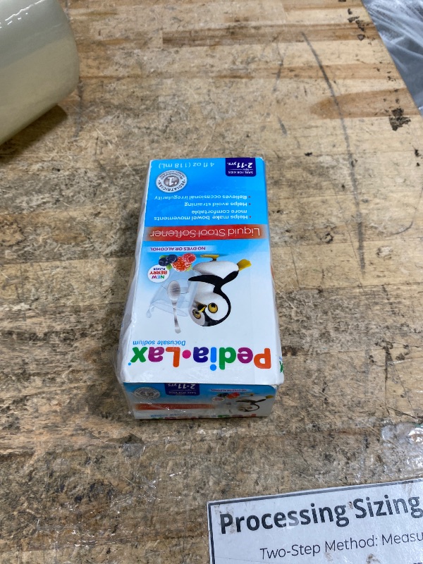 Photo 1 of *12/2027* Pedia-Lax Liquid Stool Softener for Kids, Gentle and Gradual Constipation Relief for Children Ages 2-11, Berry Flavor, 4 Fl Oz