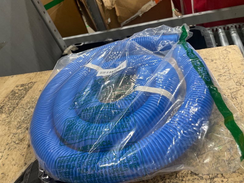 Photo 1 of 1.5” x 41” Pool Pump Replacement Hose, 2-Pack Above-Ground Pool Hoses with 4 Stainless Steel Clamps, Compatible with Intex, Coleman, Summer Waves Pool Pumps & Filters (2 PACK Blue)