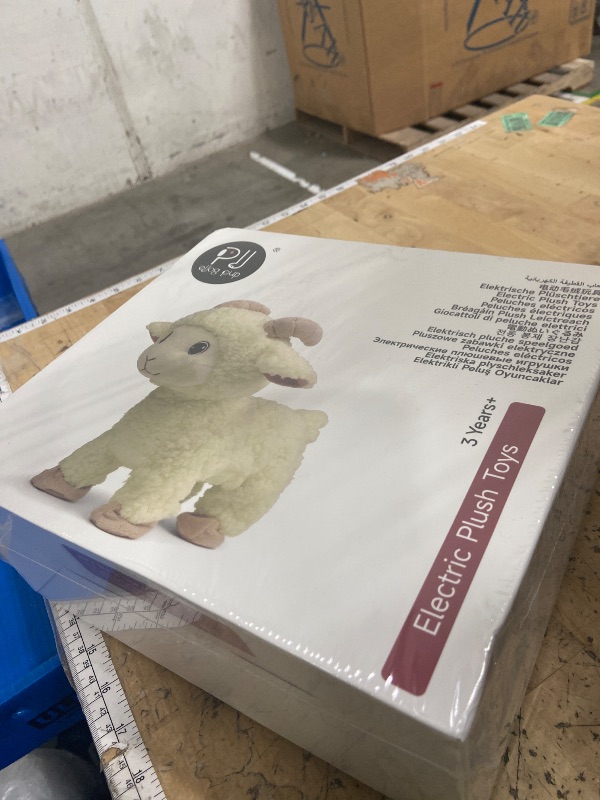Photo 1 of **FACTORY SEALED** eJog Pup Electronic Interactive Singing Walking Lamb Plush Toy, Sheep Stuffed Animal with Leash, Soft Sheep Baby Toys Pet Buddy for Babies and Toddlers