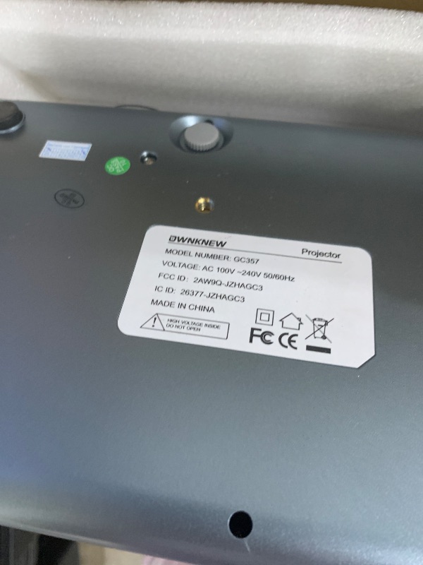Photo 1 of [Electric Focus] 4K Support Projector with WiFi6 and Bluetooth 5.3, Outdoor Projectors for Outside Video Use, OWNKNEW Gaming Movie Proyector, Auto Keystone Correction