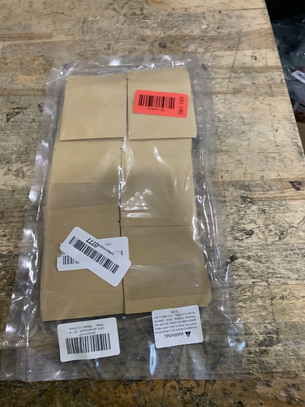 View 2 of 100 Pcs Small Resealable Seed Envelopes, Mini Kraft Bags with Window, 2.7"x3.5" Seed Packets Empty, Coffee Sample Bags, Food Spice Storage Bag