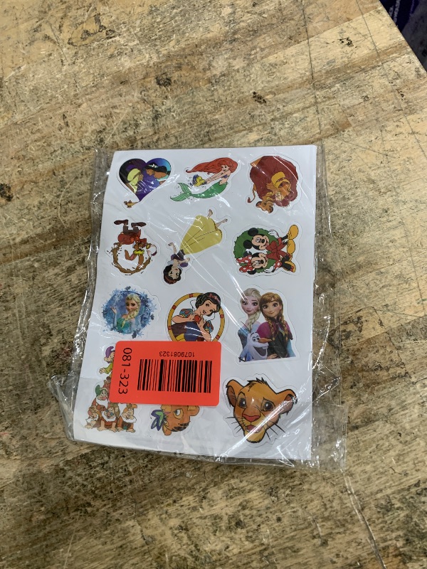 View 2 of 100Pcs Disne Princess Waterproof Stickers – Perfect Gifts for Water Bottles, Laptops, Phones, Guitars & Luggage.