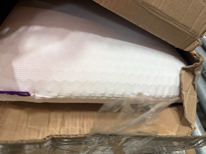 View 2 of *** A LITTLE DIRTY FROM POOR HANDLING DURING SHIPPING *** 
Purple DreamLayer Pillow - Standard Size - Cooling Memory Foam Alternative Neck Pillow, Soft Contour-Hugging GelFlex Grid and MicroAir Foam, Adjustable Loft, Pressure-Relieving Support