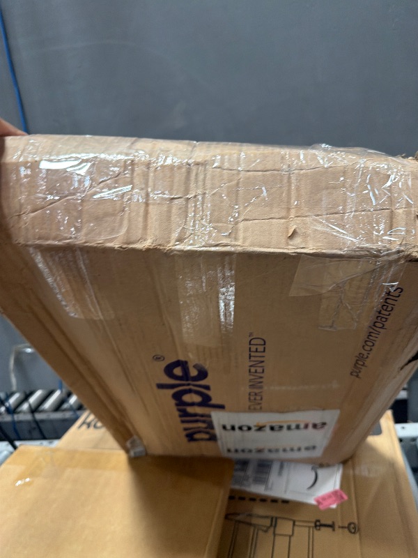 View 3 of *** A LITTLE DIRTY FROM POOR HANDLING DURING SHIPPING *** 
Purple DreamLayer Pillow - Standard Size - Cooling Memory Foam Alternative Neck Pillow, Soft Contour-Hugging GelFlex Grid and MicroAir Foam, Adjustable Loft, Pressure-Relieving Support