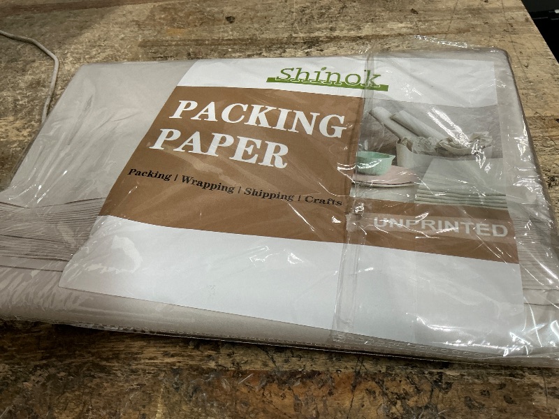 View 2 of 100 Sheets Packing Paper for Moving, Newsprint Paper for Packing Wrapping, Wrapping Paper for Packaging Glasses Dishes - Must Have Packing Supplies for Moving Box Filler(12 * 24in)