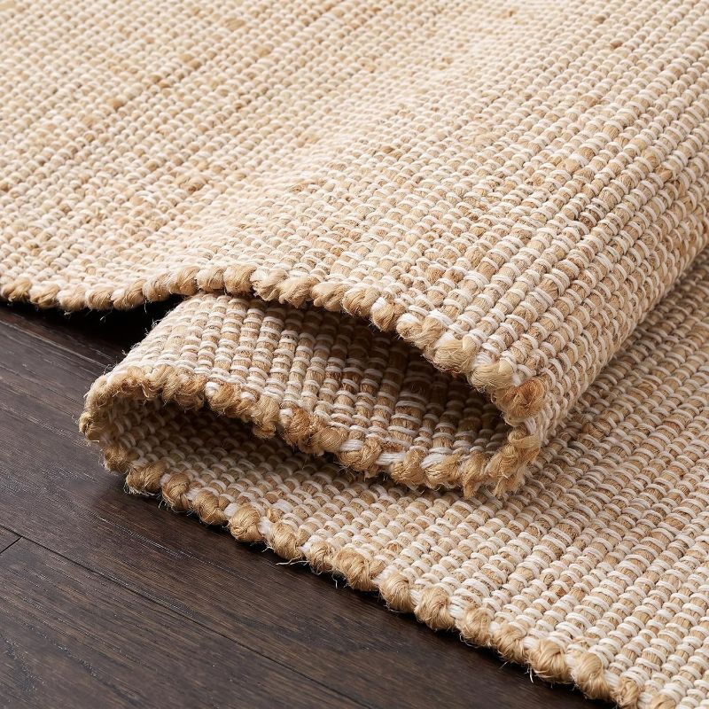 View 2 of · REDEARTH · Jute Area Rug; Handwoven, Non-Shedding - 9' x 12'