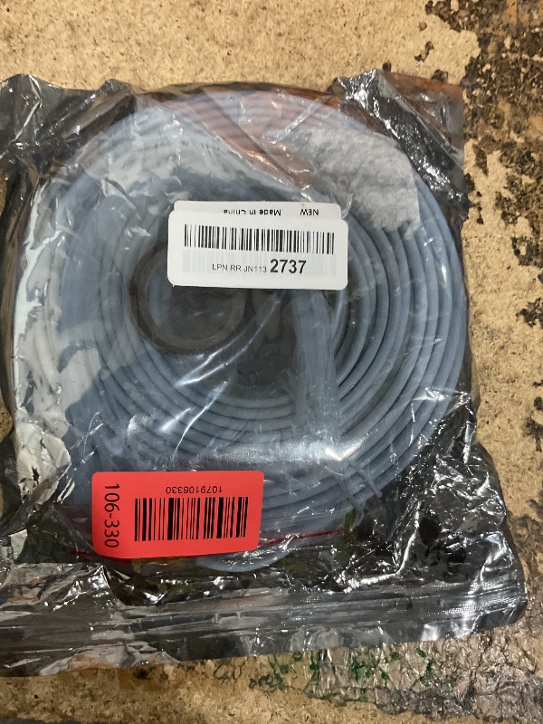 View 2 of 16 Gauge Wire 3 Conductor Electrical Wire 50FT, 16 AWG Flat 3 Wire Cable