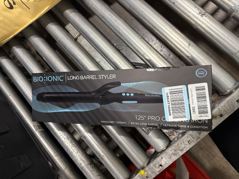 View 3 of ***Bio Ionic Long Barrel Curling Iron, Moisture Heat Technology & NanoIonic MX