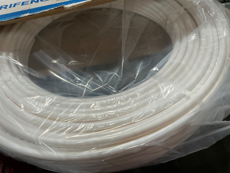 View 2 of 1/2 Inch x 300 Feet White PEX-A, PEX Pipe Flexible Water Tubing for Plumbing (1/2 Inch X 300 Feet)