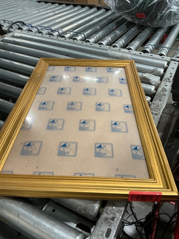 View 2 of 12x20 Frame, Transitional Modern Picture Frames, Gold Vintage Photo Frame