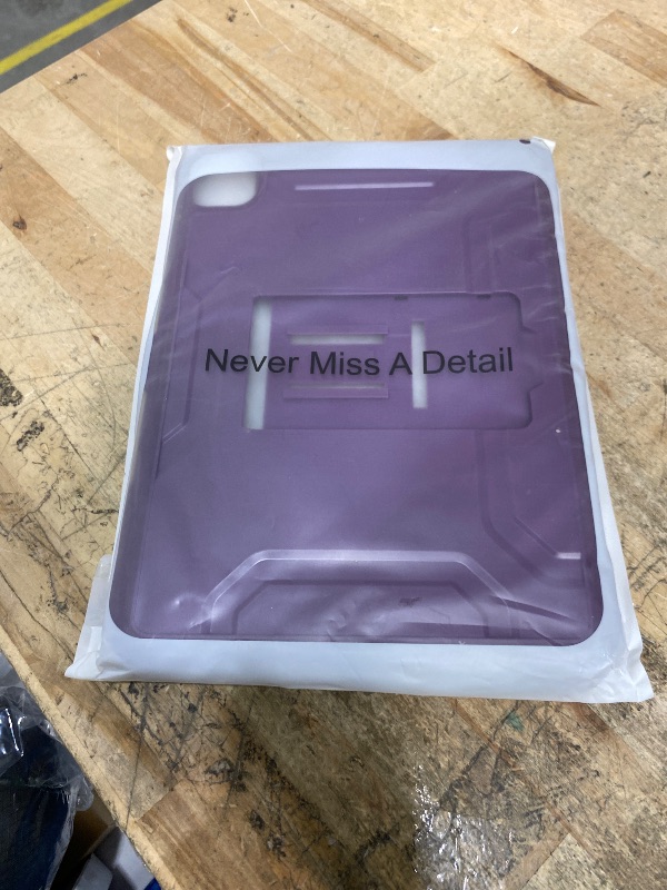 Photo 1 of ***MISSING PARTS***
Case for iPad (A16) 11th Generation 11-inch 2025, iPad 10th Generation 10.9-inch 2022, with Built-in Screen Protector and Kickstand, Rugged Full Body Protective Cover - Purple