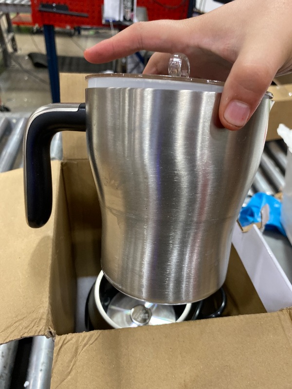 Photo 1 of **FACTORY SEALED**  Maestri House Milk Frother, Variable Temp and Froth Thickness DualFro 600 Milk Frother Steamer, 21OZ Smart Touch Control Milk Warmer, Dishwasher Safe, Memory Function for Latte&Hot Chocolate (Black)