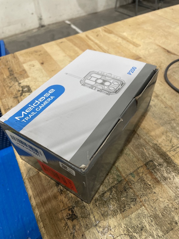 Photo 1 of **ITEMS FACTORY SEALED** Meidase P200 WiFi (Non-Cellular) Trail Camera, 64MP Photo, 1296p Video, Bluetooth WiFi App Control, 0.1s Motion Detection, No Glow Night Vision 100ft, for Wildlife Animal Scouting or Backyard
