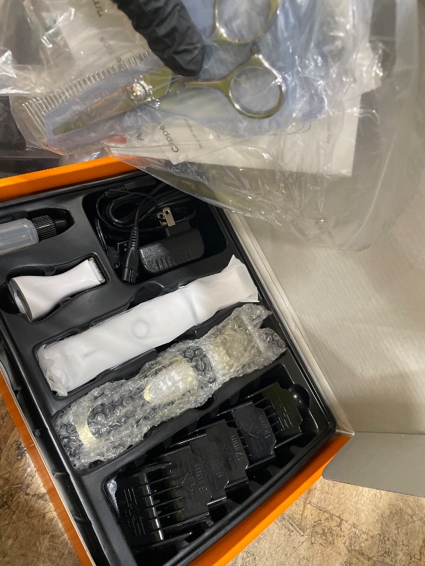 Photo 1 of **ITEMS FACTORY SEALED** oneisall Dog Clippers and Paw Trimmer Kit 2 in 1 Low Noise Cordless Dog Clippers for Grooming Pet Hair Trimmers for Small and Large Dogs Cats Animals