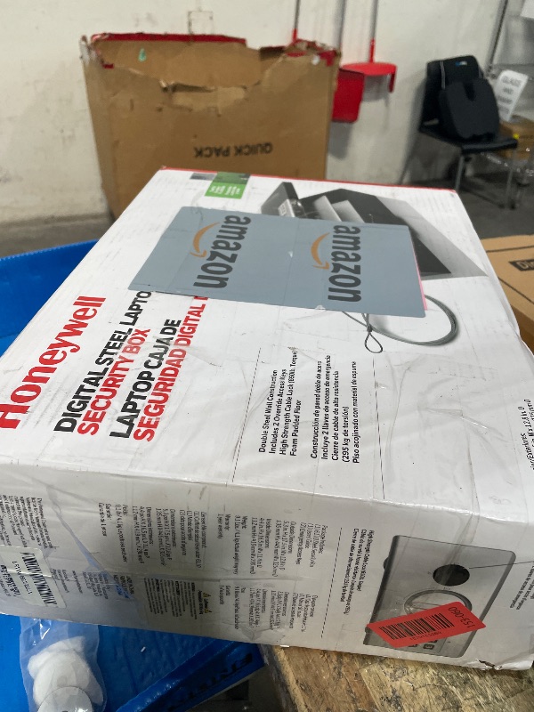 Photo 1 of **FACTORY SEALED**  Honeywell Safes & Door Locks - Hideable Money Safe Box with Carry Handle - Fire Resistant Safe Document Box for Home - Metal Box with Digital Lock for Personal Items, Jewelry - 0.48-Cu - Black - 6110