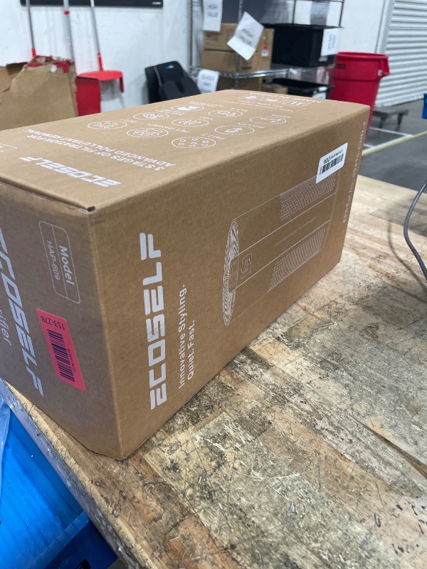 Photo 1 of **ITEMS FACTORY SEALED** ECOSELF Air Purifiers for Home Large Room up to 1800 Ft², Air Purifiers for Bedroom 360° Air Intake with Smart Auto Mode, HEPA Air Purifier, Air Cleaner for Smoke PoIIen Pet Dander, HAP609