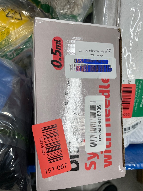 Photo 1 of 0.5ml 31G 5/16" (8mm) Laboratory Supplies, Individually Wrapped, Box of 100